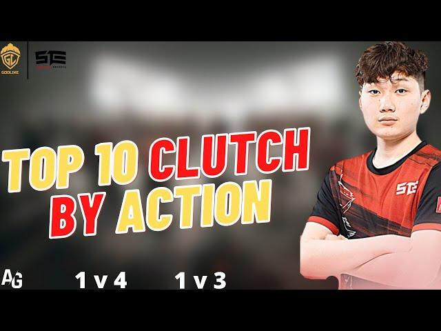 Top 10 Clutch By @ActionGaming1 l Best 1v3 & 1v4 of STE l ACTION