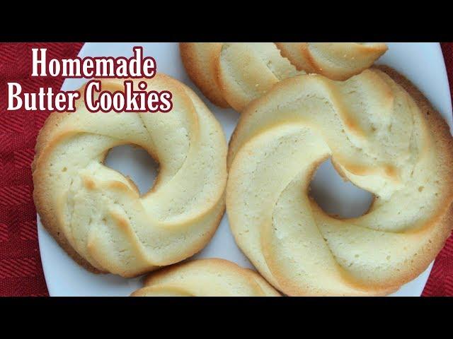 Butter Cookies Recipe | How to make Butter Cookies | Jenlicious blog