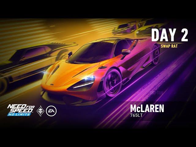 Need For Speed: No Limits | 2020 McLaren 765LT (Crew Trials - Day 2 | Swap Rat) - Powerhaus
