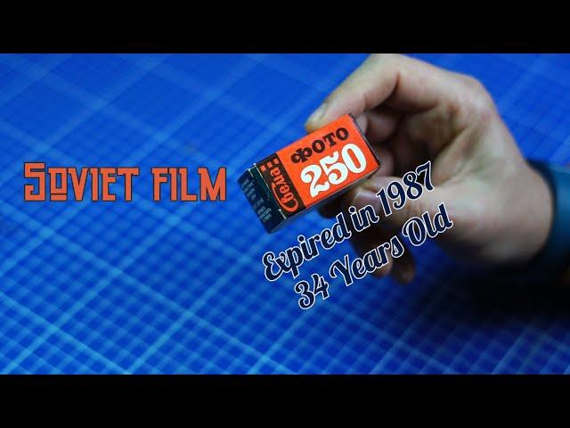 Soviet film expired in 1987 - The Svema 250
