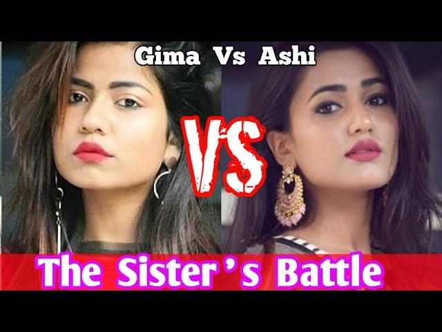 (Gima Vs Ashi) Tik Tok Stars (The Battle of 2 Sisters) Tik Tok Funny Video Compilation