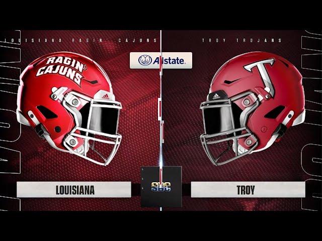 College Football 25 | Louisiana Ragin Cajuns vs Troy | NCAA Gameplay PS5