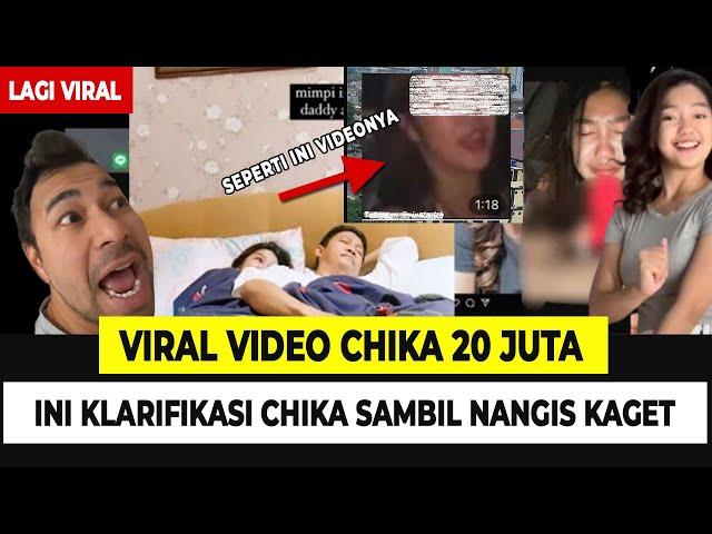 VIRAL!! LINK VIDEO 20 JUTA Chika Chandrika Kini Klarifikasi  NANGIS SESAK | Chandrika Chika Terbaru
