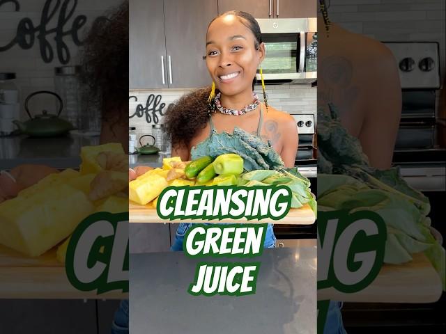 Cleansing Green Juice for my 7 Day Juice Cleanse starting Oct.21st  #pineapple #greenjuice #recipe