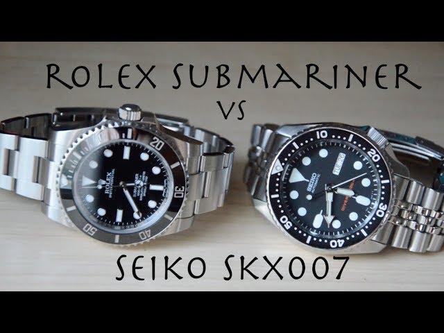 Rolex Submariner VS Seiko SKX007