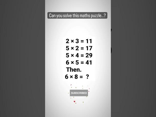 logical maths.maths puzzle  #logicalmathstrick #mathspuzzle