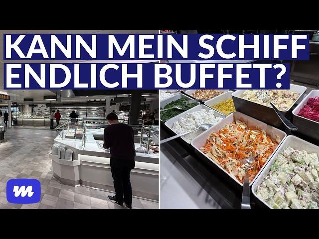 Mein Schiff Relax mit Mega-Buffet! Nur groß - oder auch mehr Auswahl? Buffetcheck Dinner