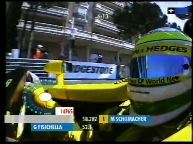 F1 Monaco 2002 (FP3) Giancarlo Fisichella OnBoard