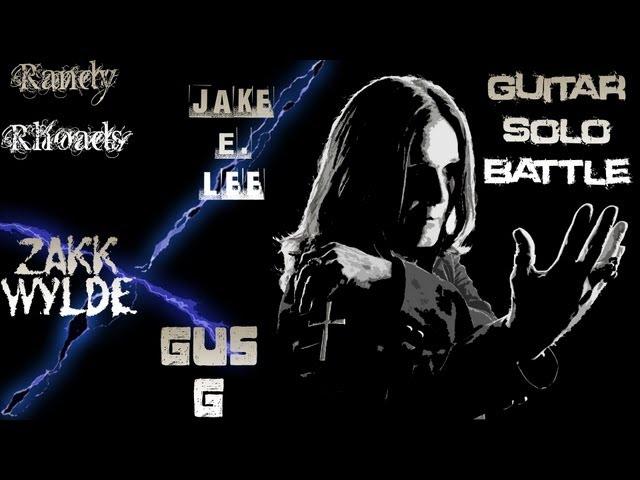 Randy Rhoads VS Jake E. Lee VS Zakk Wylde VS Gus G guitar solo battle - Neogeofanatic