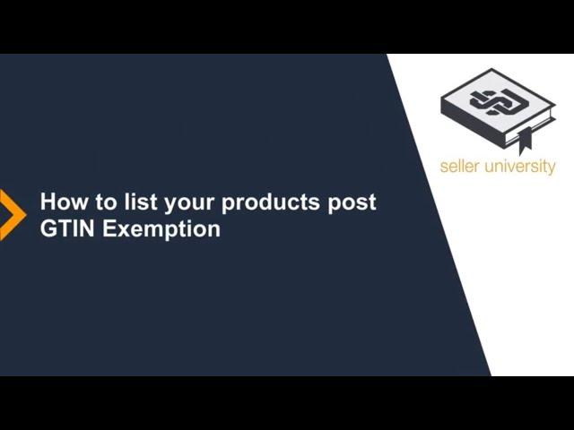 How to List Products with a UPC Exemption (GTIN Exemption) on Amazon