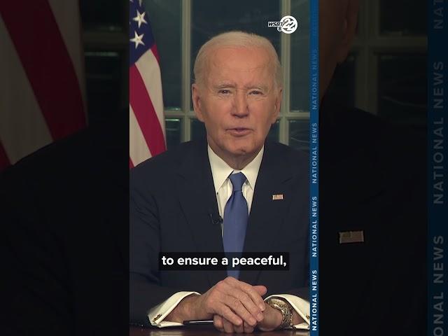 Biden: "I wish the incoming administration success.."