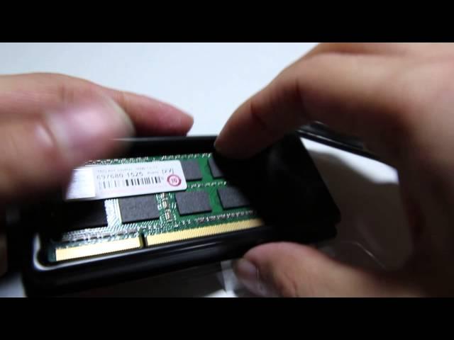 Transcend 16 GB RAM "kit" DDR3L SO-DIMM unboxing