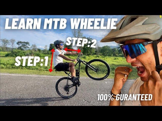 How to do wheelie on MTB | Easiest Way ever | Cycle stunts