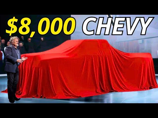 GM Ceo Announces NEW $8,000 Pickup Truck & KILLED All Competition!