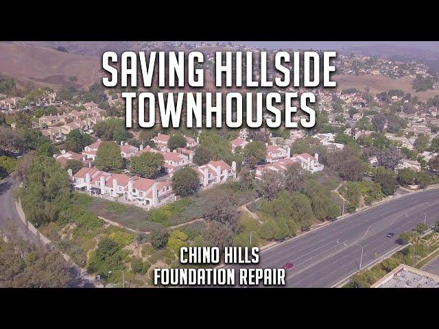 Saving Hillside Townhouses in Chino Hills - Foundation Repair