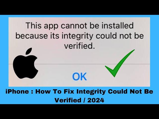 iosgods / iosgods integrity could not be verified /Integrity could not be verified iphone / 2024