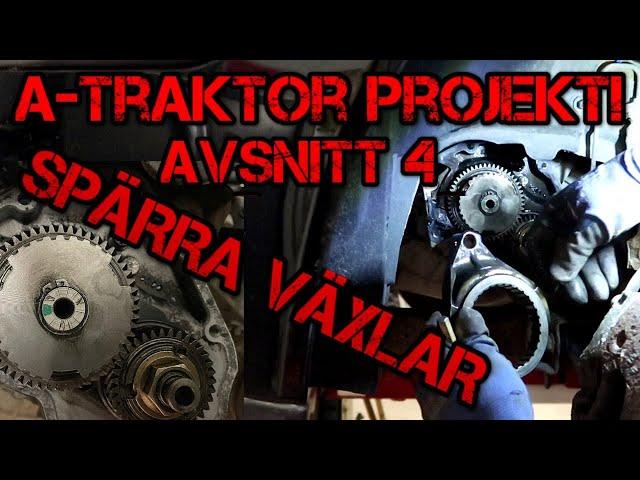 A-traktor projekt del 4 - Spärra växlar