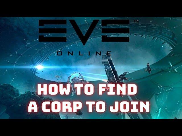 Eve Online - How to find a corporation in Eve