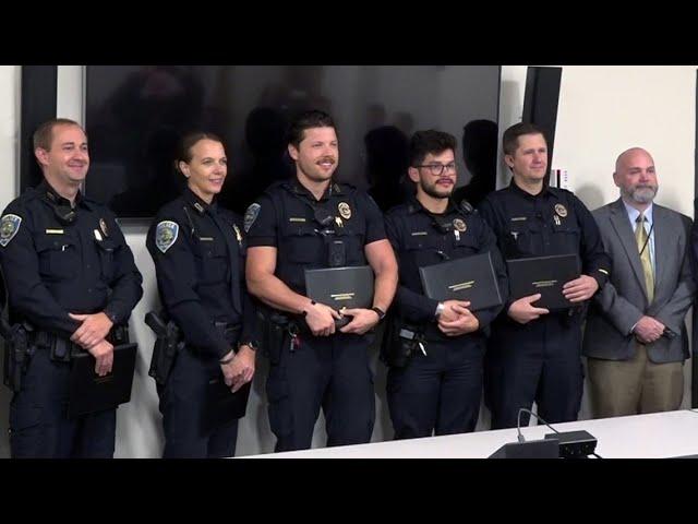 Fayetteville police officers honored for life-saving efforts during overdoses