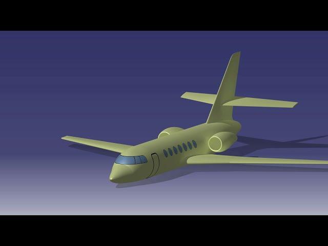 Mastering Aircraft Design with #CATIAV5 #SurfaceDesign - A Step-by-Step Tutorial #aircraftdesign