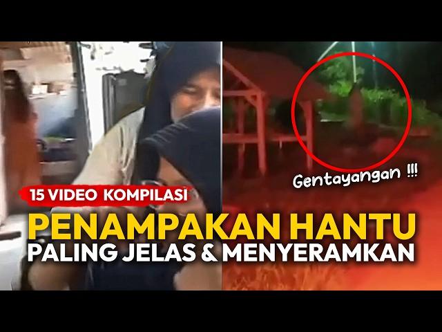 SERAM PENAMPAKAN HANTU PALING JELAS YANG TEREKAM CCTV | GHOST - SCARY Videos