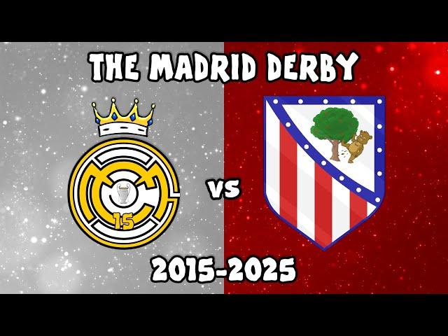 REAL MADRID vs ATLETICO MADRID 2015-2025 Madrid Derby