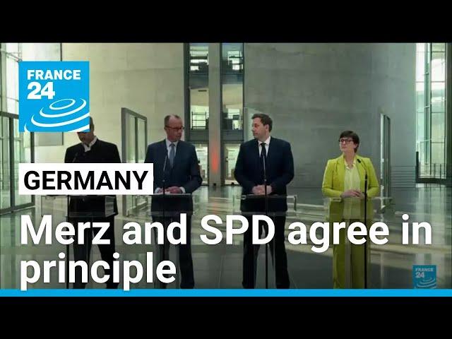 Germany’s Merz and Social Democrats clear first hurdle to forming new government coalition