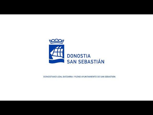 Donostiako Udala: Udalbatzarra | Ayuntamiento de San Sebastián: Pleno Municipal (21/11/2019)