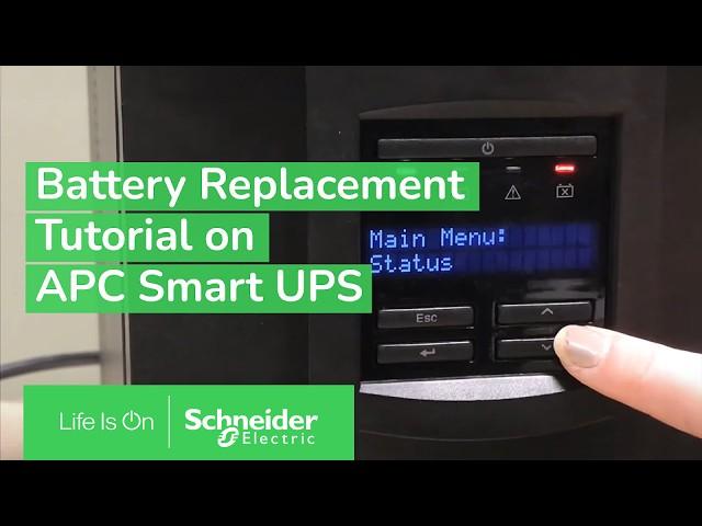 Battery Replacement Tutorial on APC Smart UPS  | SMT Series 1000 & 1500 | Schneider Electric Support