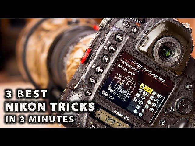 3 BEST NIKON TRICKS IN 3 MINUTES | best custom settings for wildlife photography [photo friday]