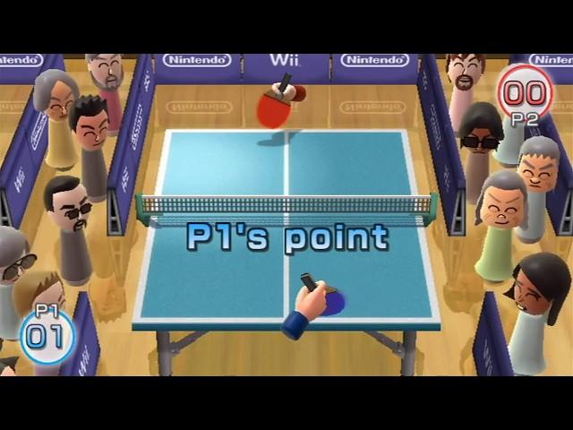 Wii Play - Two-Player Table Tennis