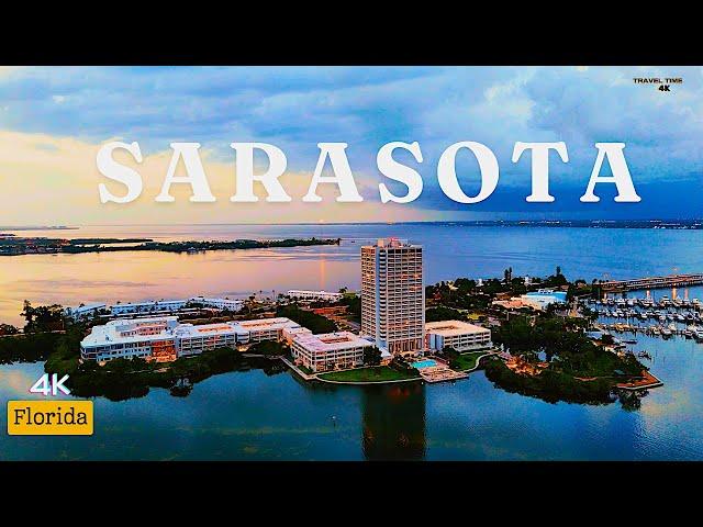 SARASOTA FLORIDA USA  4k / Sarasota Magic: A drone in flight over the coast of Florida" 2024 PART 1