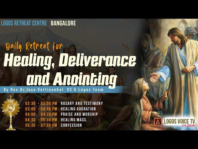 Daily Retreat for Healing, Deliverance and Anointing | 20 - November -2024  |  Logos Retreat Centre