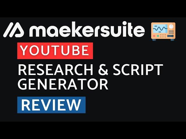 This AI Writes YouTube Scripts That Go Viral? Maekersuite Review