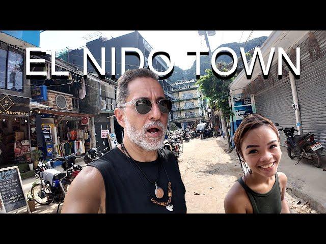 Walking Solo to EL NIDO Town Square: Bars and Hostels on Palawan Philippines 