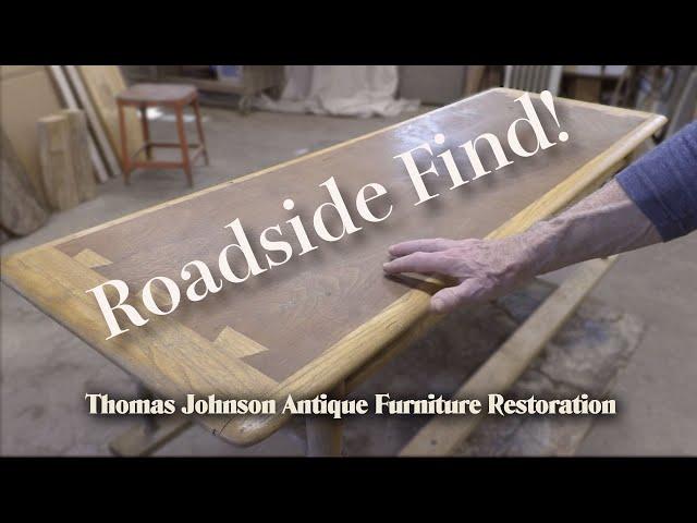 Trash Day Rescue! - Thomas Johnson Antique Furniture Restoration