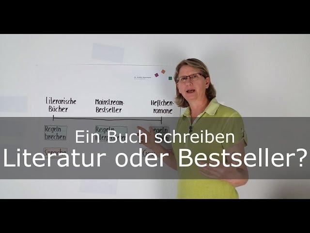 Buch schreiben: Literatur oder Bestseller?