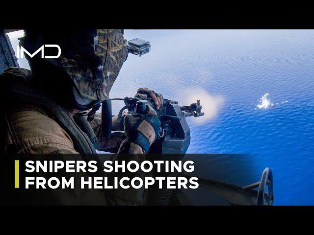 US Snipers: Aerial Precision Shooting at Moving Targets from Helicopters!