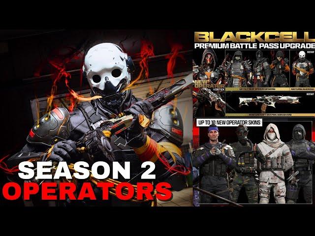 All CONFIRMED Black Ops 6 Season 2 Operators and Skins - Battle Pass, Bundles, Blackcell and More!