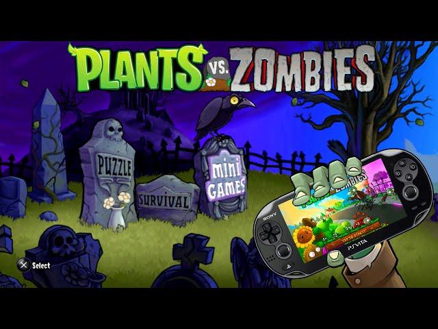 Plants vs. Zombies [PS Vita]  Mini Games - FULL Walkthrough