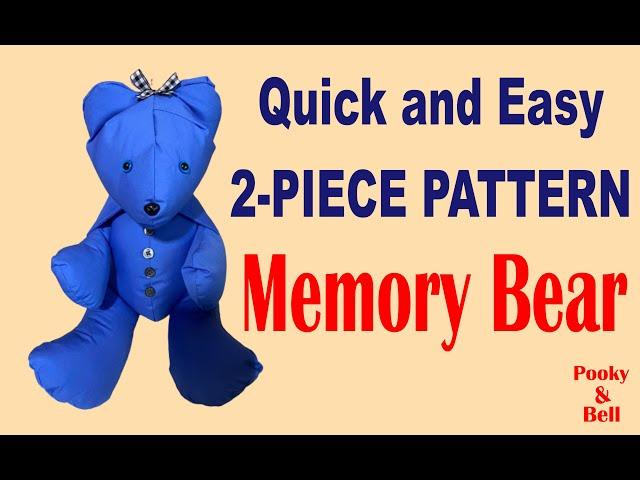 EASY 2 PIECE MEMORY BEAR! UPDATED LOCATION TO PURCHASE IN DESCRIPTION!