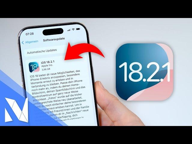 iOS 18.2.1 ist JETZT da - Fehlerbehebungen & Sicherheitsupdate! | Nils-Hendrik Welk