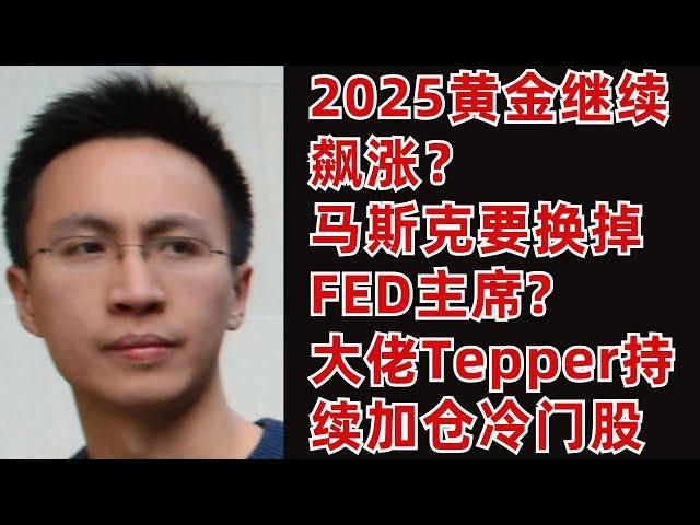 2025黄金继续疯涨? 马斯克要换FED主席? 大佬持续加仓冷门股 (美股投资分析)