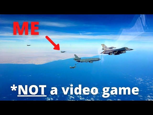 Real Fighter Pilot on Flying an F-16 Across the Ocean