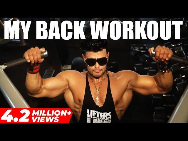 Sahil Khan's Back Workout