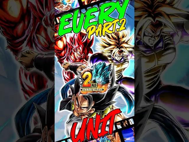Rating EVERY 2nd ANNIVERSARY Unit RANKED from WORST to BEST Part.2