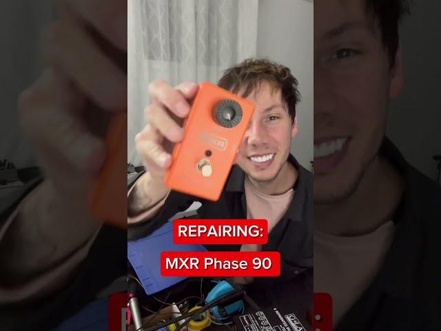 Repairing: MXR Phase 90 Phaser Guitar Pedal (Ep. 8) #guitarpedals #phaser #mxr #howto