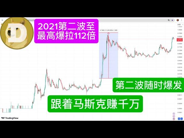 DOGE DOGECOIN 狗狗币2025年大牛市目标价预测 狗狗币第二波马上爆发！ 提前埋伏  狗狗币可能就是马斯克开发的，跟着马斯克赚千万 2021年币涨了665倍抓住2025大牛市全靠狗狗币！