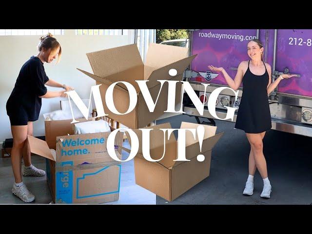 Moving Out Vlog! Moving Into My New LA Apartment!