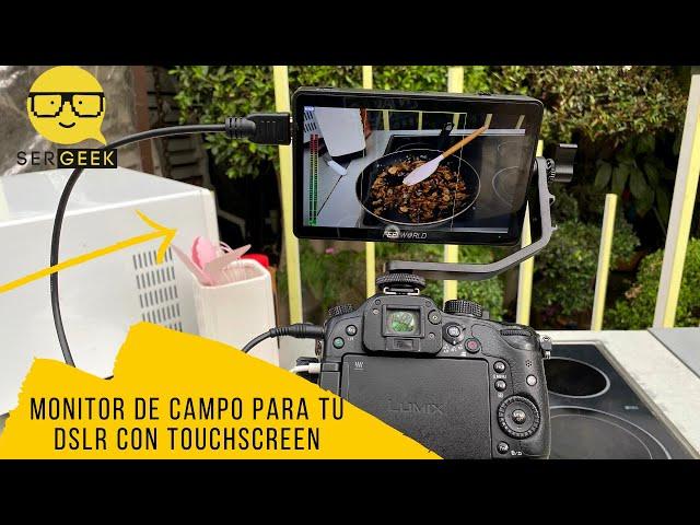 Monitor de campo para tu DSLR con touchscreen